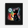 Witched Cat-none stretched canvas-Vallina84