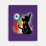 Witched Cat-none stretched canvas-Vallina84