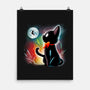 Witched Cat-none matte poster-Vallina84