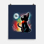 Witched Cat-none matte poster-Vallina84