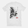 Xenomorphs Invasion Sumi-E-mens long sleeved tee-DrMonekers