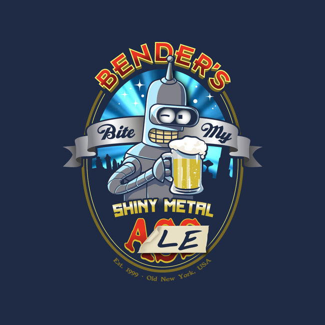 Bite My Shiny Metal Ale-none stretched canvas-ACraigL