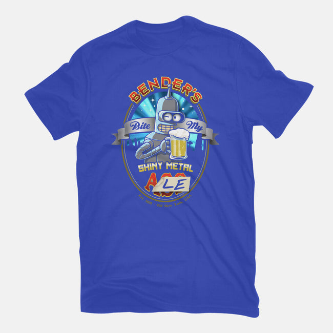 Bite My Shiny Metal Ale-womens basic tee-ACraigL
