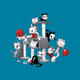 Horror Cats-none non-removable cover w insert throw pillow-DoOomcat