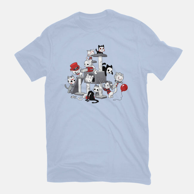 Horror Cats-unisex basic tee-DoOomcat