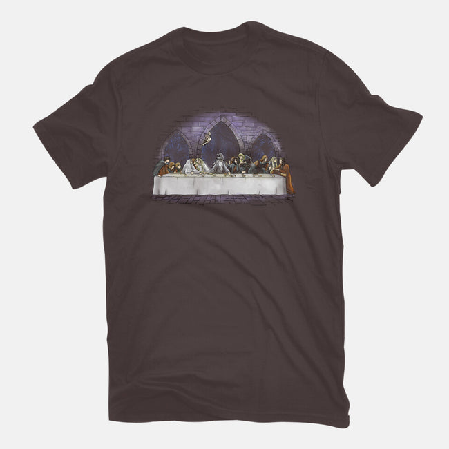 Last Fantasy Supper-womens fitted tee-fanfabio