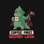Coffee First Destroy Later-none memory foam bath mat-eduely