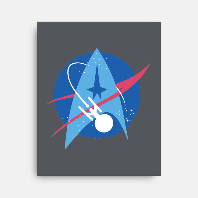 Space Trek-none stretched canvas-xMorfina