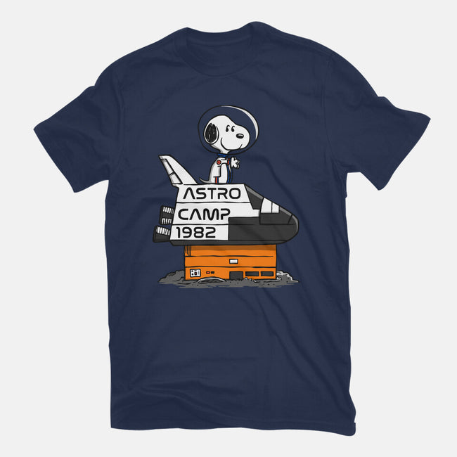 Astro Camp-womens fitted tee-doodletoots