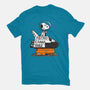 Astro Camp-womens fitted tee-doodletoots