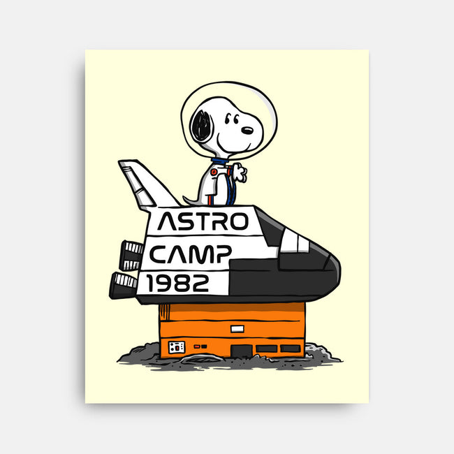 Astro Camp-none stretched canvas-doodletoots