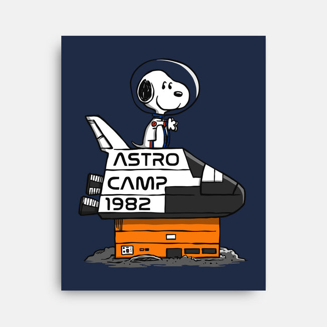 Astro Camp-none stretched canvas-doodletoots