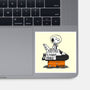 Astro Camp-none glossy sticker-doodletoots