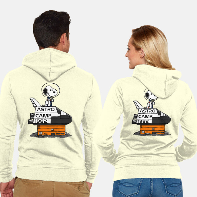 Astro Camp-unisex zip-up sweatshirt-doodletoots