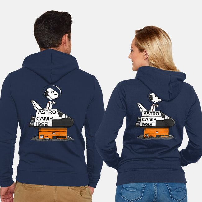 Astro Camp-unisex zip-up sweatshirt-doodletoots