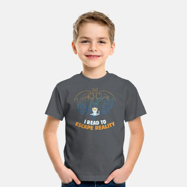 I Read to Escape Reality-youth basic tee-koalastudio