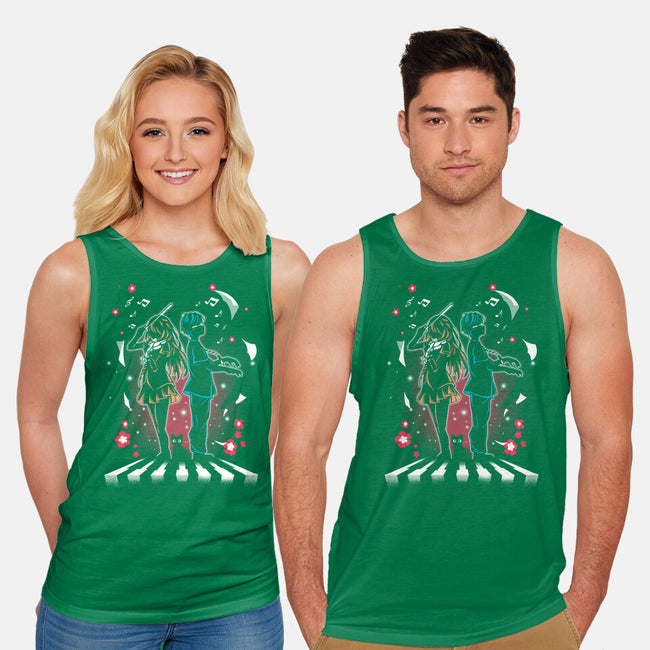 Lie In April-unisex basic tank-constantine2454