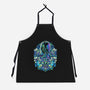 Welcome To The Crypt-unisex kitchen apron-glitchygorilla