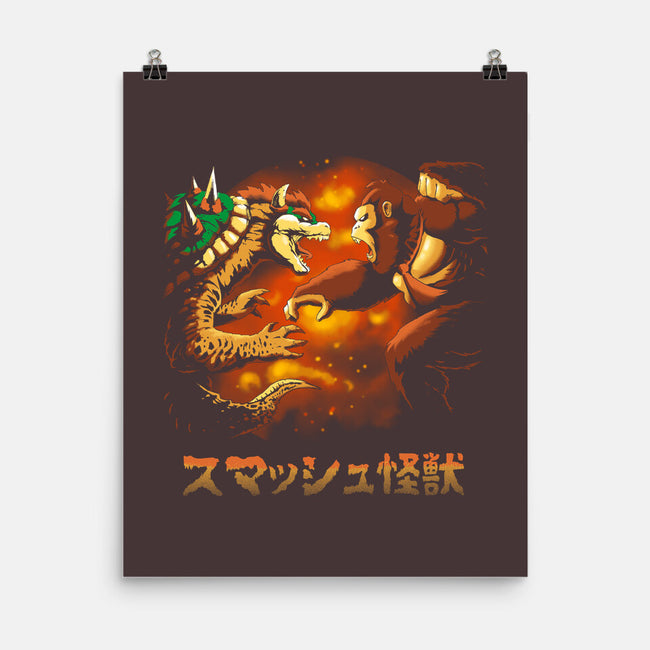 Smash Kaiju-none matte poster-Andriu