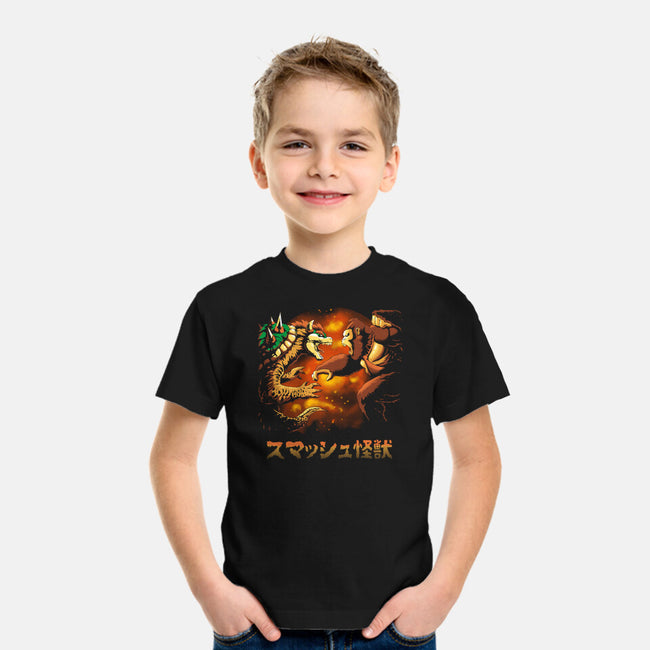 Smash Kaiju-youth basic tee-Andriu