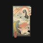 Kaiju Fight In Edo-none glossy sticker-vp021