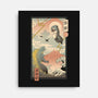 Kaiju Fight In Edo-none stretched canvas-vp021