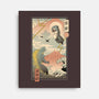 Kaiju Fight In Edo-none stretched canvas-vp021