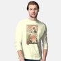 Kaiju Fight In Edo-mens long sleeved tee-vp021