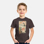 Kaiju Fight In Edo-youth basic tee-vp021
