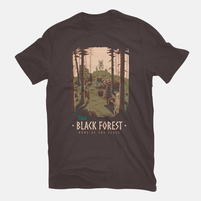 Black Forest-youth basic tee-Azafran
