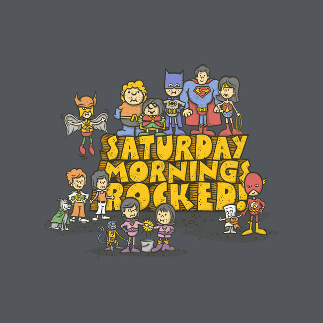 Saturday Mornings Rocked!-none polyester shower curtain-kg07
