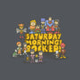 Saturday Mornings Rocked!-none polyester shower curtain-kg07
