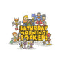 Saturday Mornings Rocked!-none stretched canvas-kg07