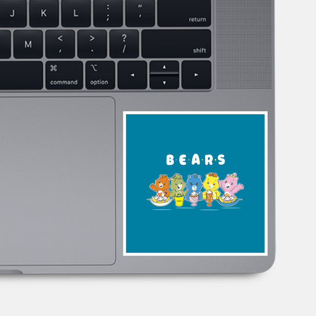 B-E-A-R-S-none glossy sticker-turborat14
