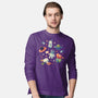 Cats in Space-mens long sleeved tee-Geekydog