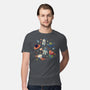 Cats in Space-mens premium tee-Geekydog