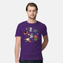 Cats in Space-mens premium tee-Geekydog