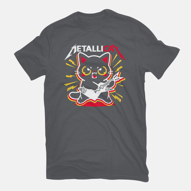 Metallicat-unisex basic tee-NemiMakeit