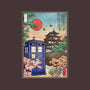 The Tardis in Japan-none non-removable cover w insert throw pillow-DrMonekers