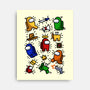 Among Haring-none stretched canvas-ducfrench