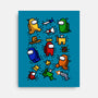Among Haring-none stretched canvas-ducfrench