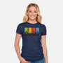 Reservoir Impostors-womens fitted tee-ducfrench