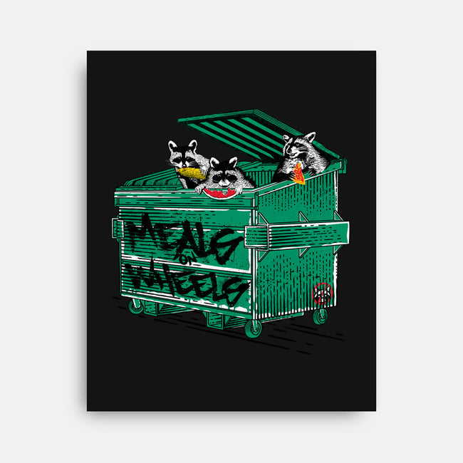 Meals On Wheels-none stretched canvas-rocketman_art