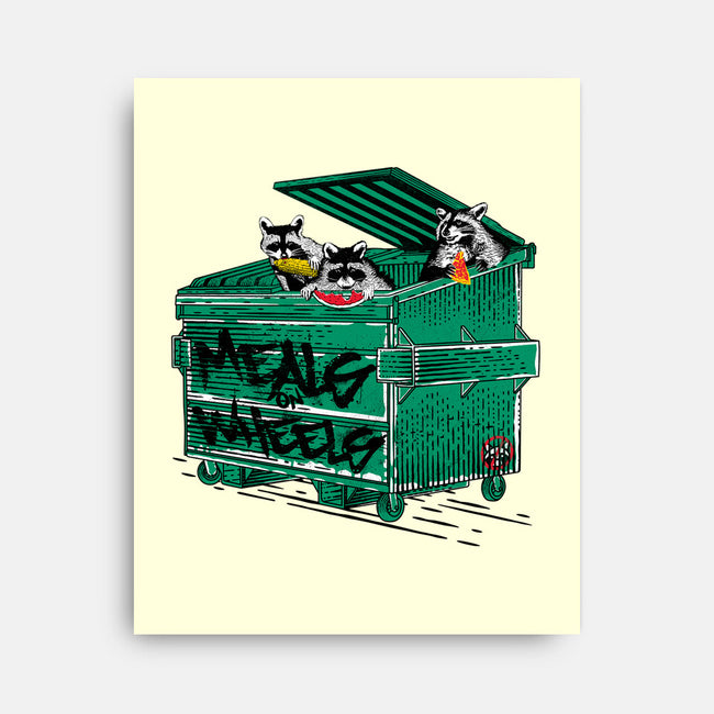 Meals On Wheels-none stretched canvas-rocketman_art