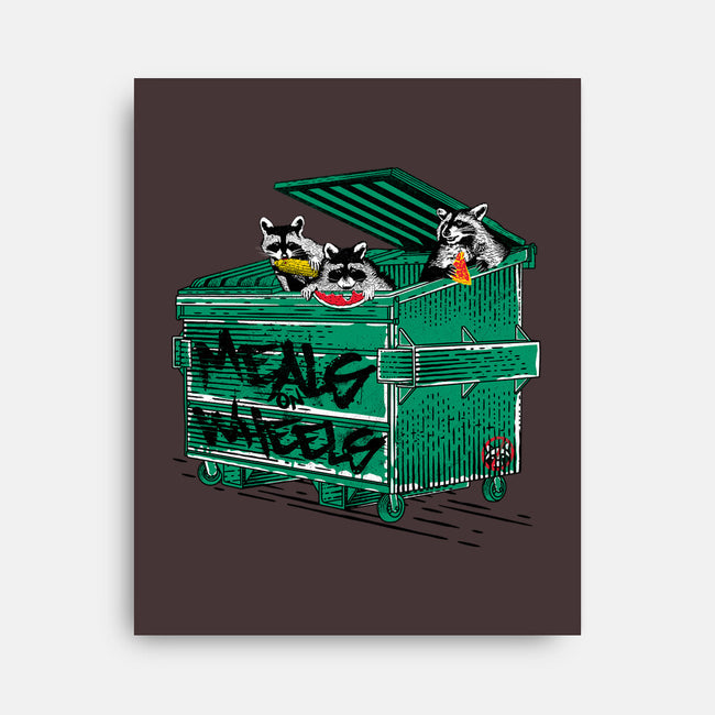 Meals On Wheels-none stretched canvas-rocketman_art