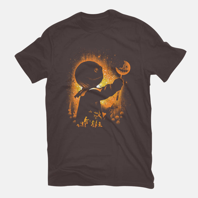 Ghost Of Halloween-youth basic tee-alemaglia