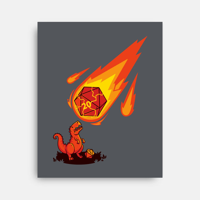 Critical Strike!-none stretched canvas-theteenosaur