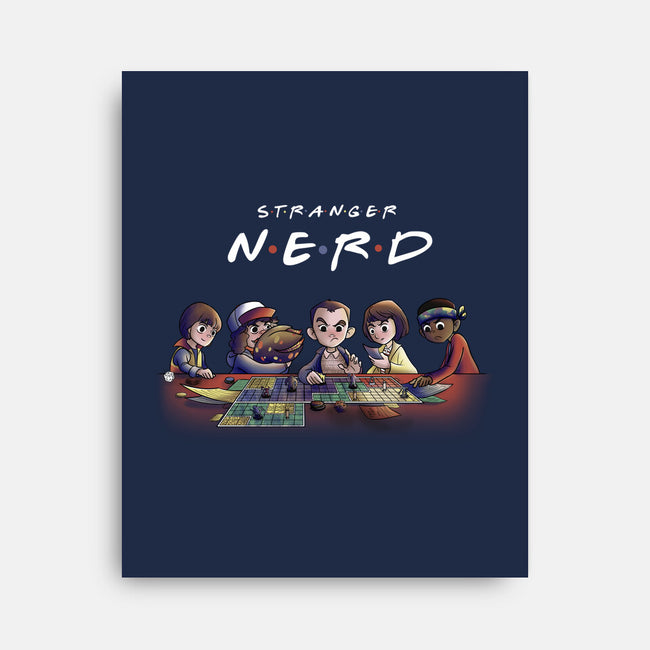 Stranger Nerd-none stretched canvas-fanfabio
