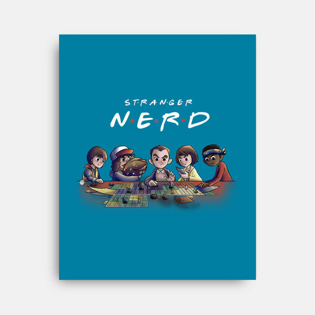 Stranger Nerd-none stretched canvas-fanfabio