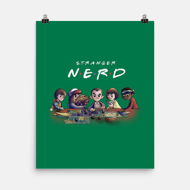 Stranger Nerd-none matte poster-fanfabio